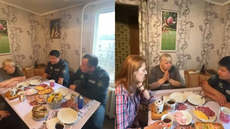 женщина нашла маму