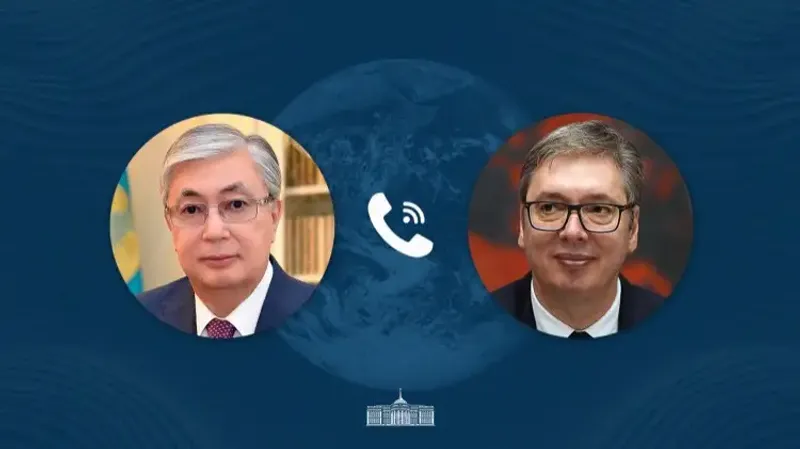 президент Казахстана и президент Сербии