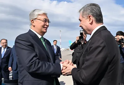 Касым-Жомарт Токаев и Гурбангулы Бердымухамедов 