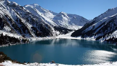 Горное озеро, Казахстан, Тянь-Шань