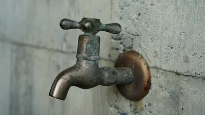 Водоснабжение, вода, водопровод, кран с водой