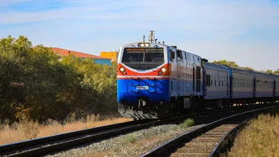поезд, паровоз, железная дорога, транспорт