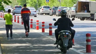 мопедисты, мопеды, мопедисты Алматы, полиция Алматы