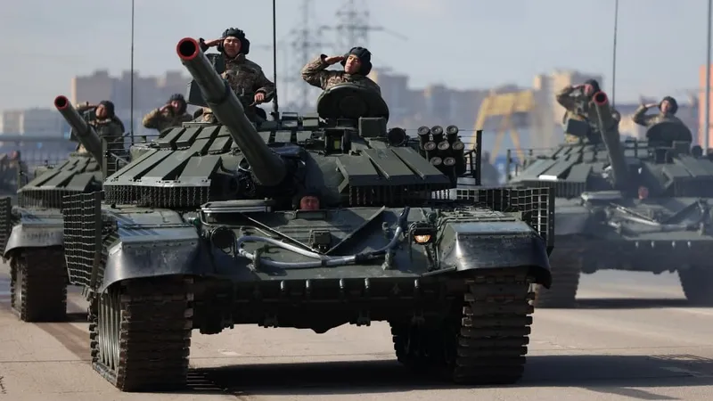 Военная техника, Минобороны, Астана, Парад Победы