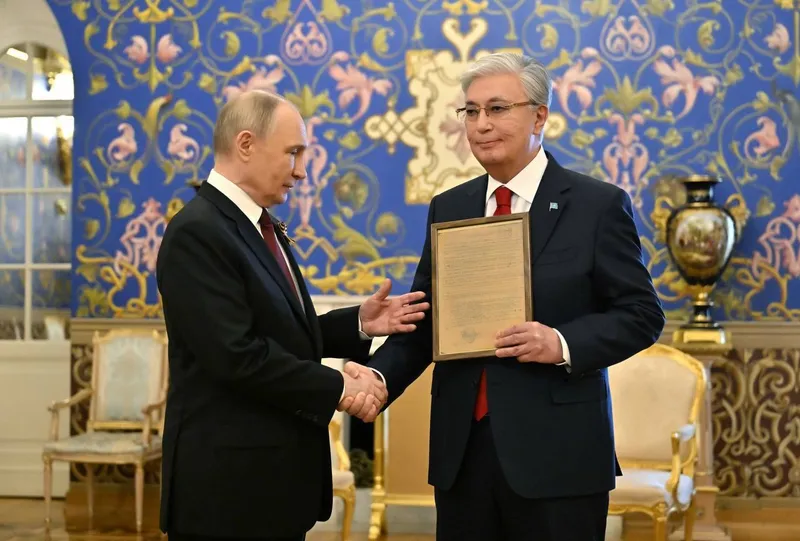 Касым-Жомарт Токаев, Владимир Путин, президент Казахстана, президент России