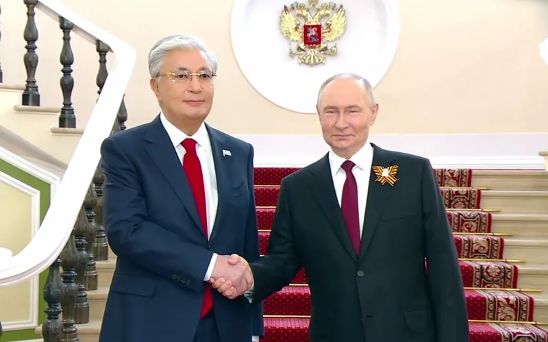 Токаев, Путин, Касым-Жомарт Токаев, Владимир Путин