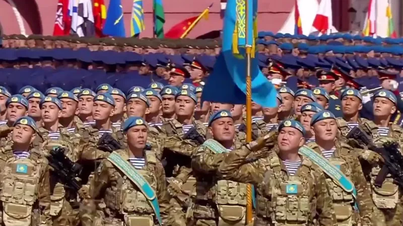 Казахстан, казахстанские военные, Парад Победы, Москва