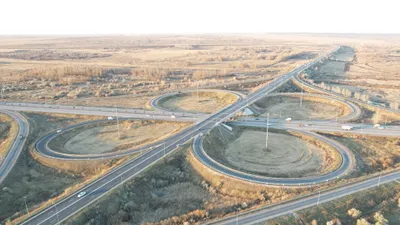 дорога, развязка, транспорт