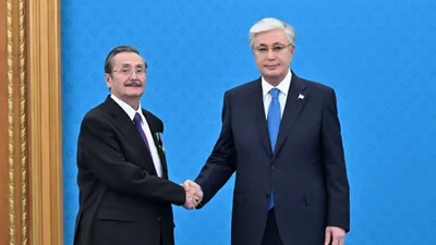 Касым-Жомарт Токаев и Кайрат Байбосынов