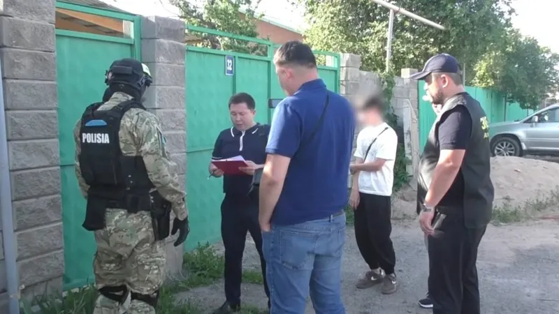 Задержание, полиция, КНБ, спецназ, экстремизм
