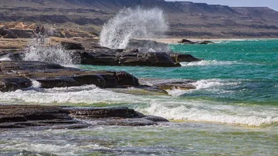 Каспийское море, побережье