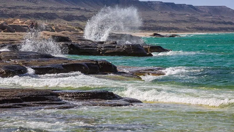 Каспийское море, побережье