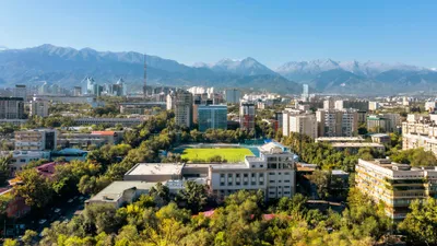 Алматы, виды Алматы, город Алматы, виды города Алматы, пейзаж Алматы, панорама Алматы