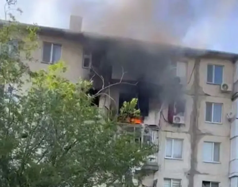 Взрыв, взрыв в доме, взрыв газа, Актобе