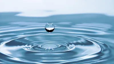 Капля воды, вода