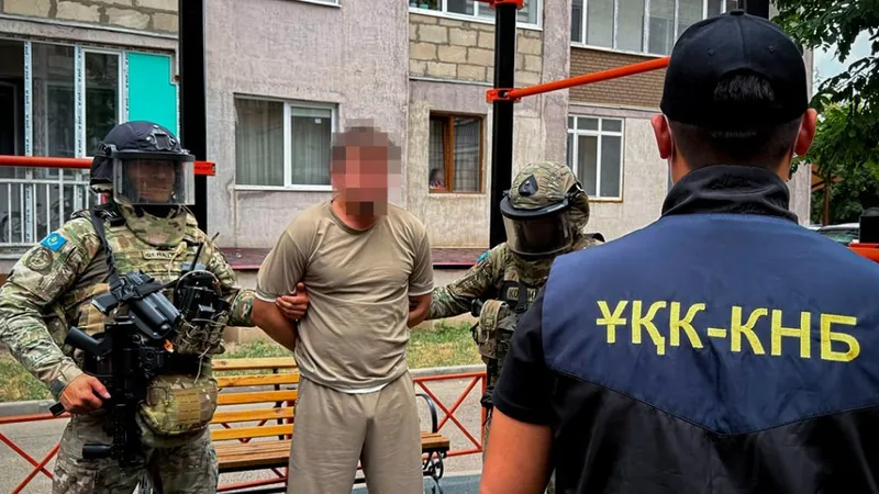 задержание, полиция, КНБ