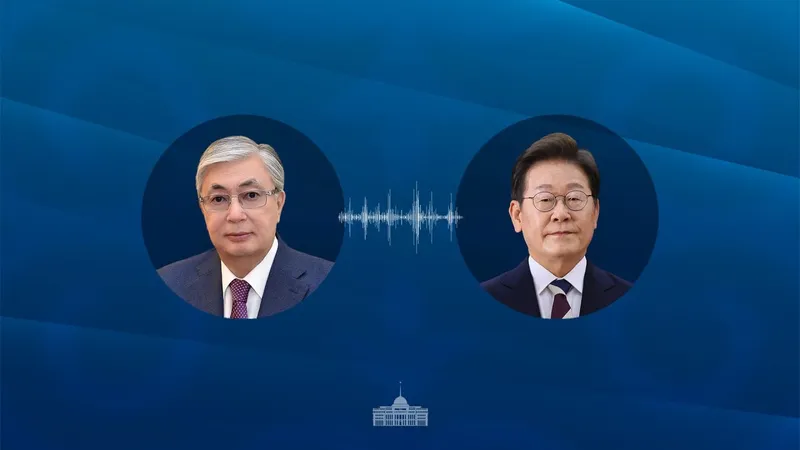 Президент Казахстана, президент Южной Кореи