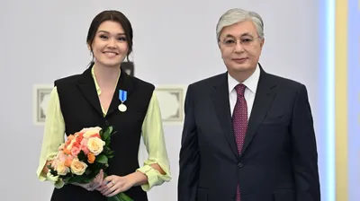 Касым-Жомарт Токаев и Айгерим Алтынбек