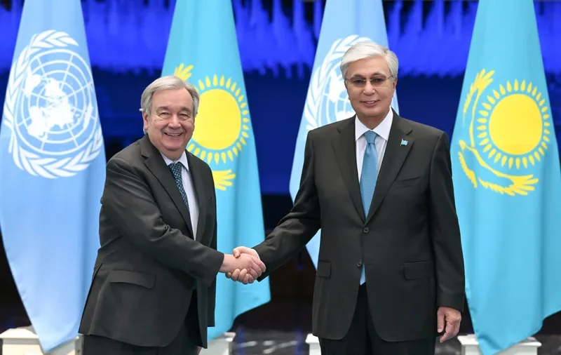 Касым-Жомарт Токаев и Антониу Гутерриш