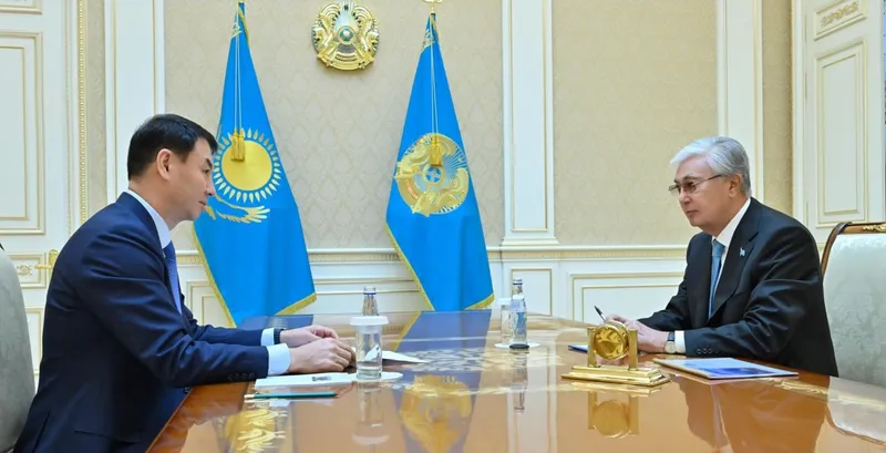 Касым-Жомарт Токаев и Дархан Сатыбалды