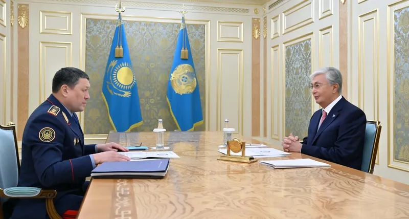 Касым-Жомарт Токаев, Ержан Саденов, президент Казахстана, министр внутренних дел, МВД