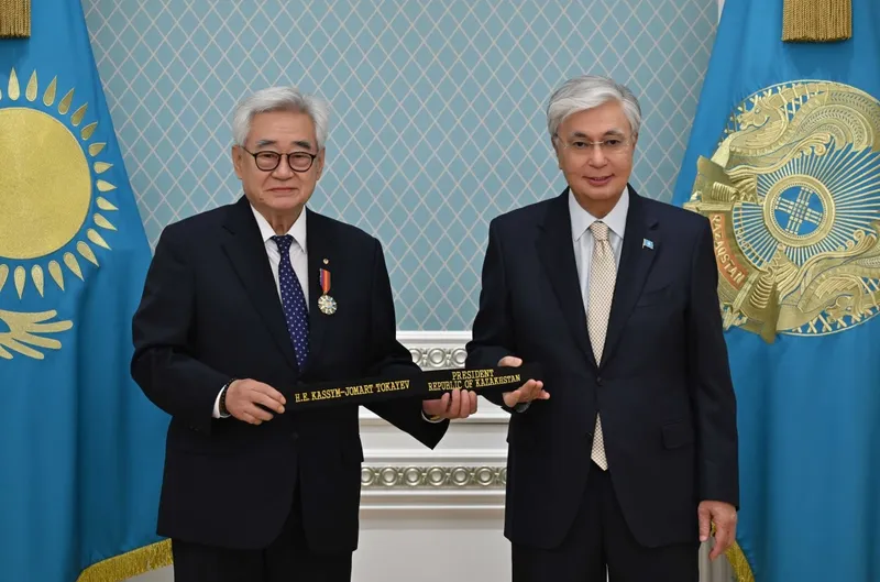 Касым-Жомарт Токаев и Чунгвон Чоу