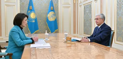 Касым-Жомарт Токаев и Акмарал Альназарова
