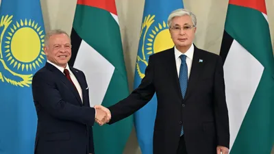 президент Казахстана Касым-Жомарт Токаев, король Иордании Абдалла II