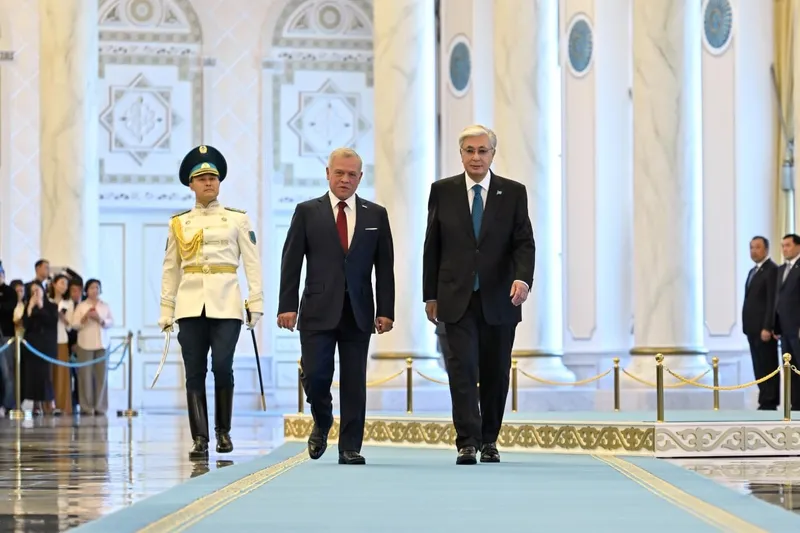 Касым-Жомарт Токаев и Абдалла ІІ ибн Хусейн