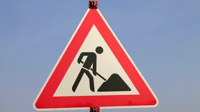 Ремонт дорог, ремонт дороги, дорожно-ремонтные работы, дорожные работы, знак дорожные работы