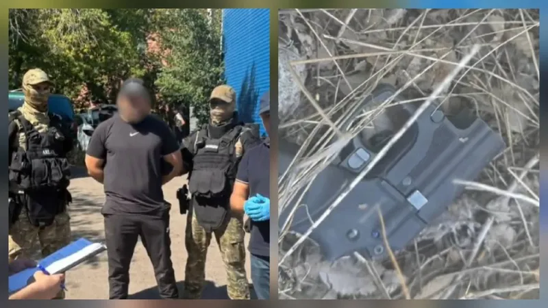 задержание, полиция, оружие, Караганда