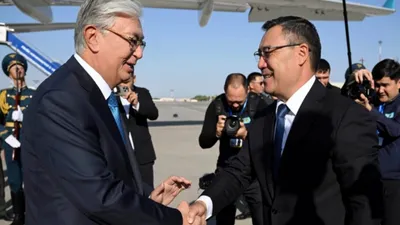 Бишкек, визит президента