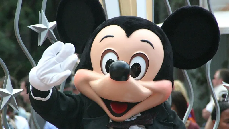 Walt Disney, персонаж мультфильма