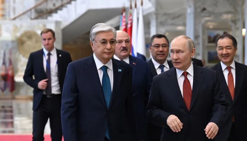 Касым-Жомарт Токаев и Владимир Путин