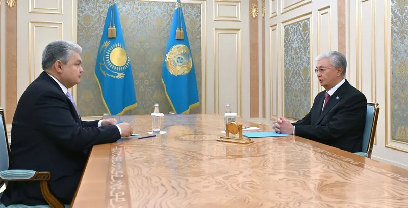 Касым-Жомарт Токаев и Ермек Кошербаев