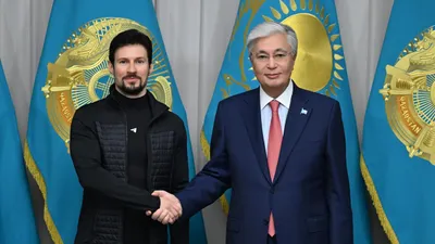 президент Казахстана Касым-Жомарт Токаев, основатель Telegram Павел Дуров