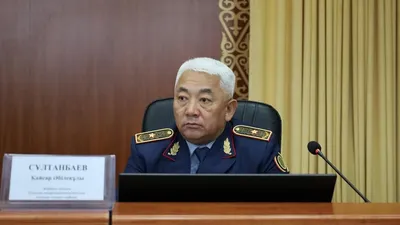 начальник департамента полиции Жамбылской области Кайсар Султанбаев