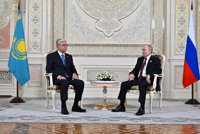 Касым-Жомарт Токаев и Владимир Путин
