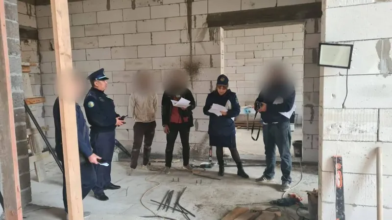 Нелегальные мигранты, задержание, МВД, полиция