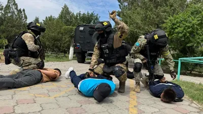 антитеррористические учения, Алматы, КНБ, полиция