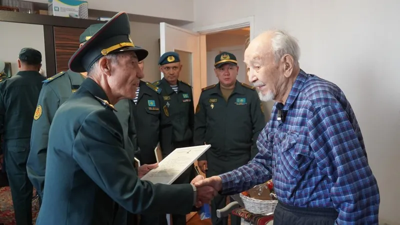 ветеран Великой Отечественной войны Камбар Сарсенов