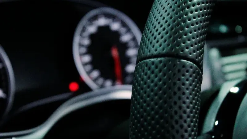 Салон автомобиля, руль автомобиля