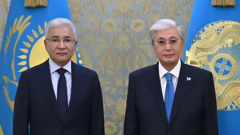 Касым-Жомарт Токаев и Имангали Тасмагамбетов