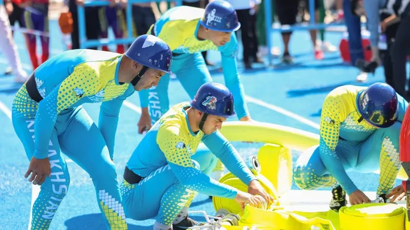 соревнования, спорт, МЧС, пожарные, чемпионат