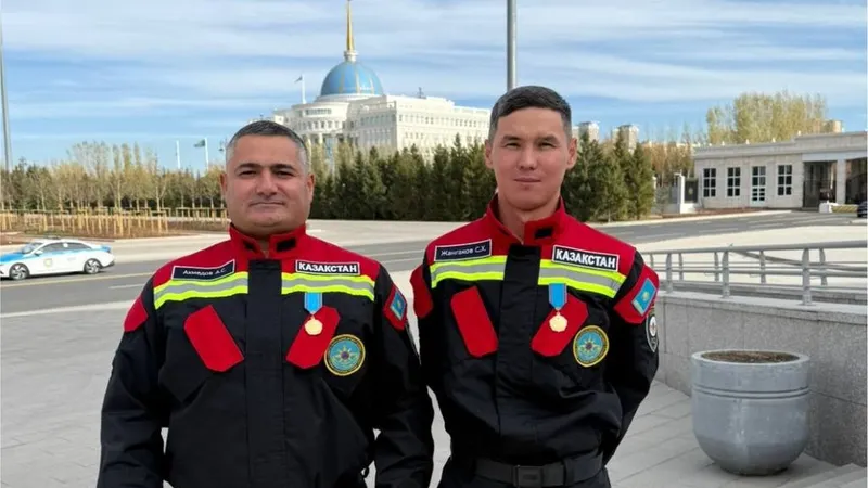 спасатели, спасатели Алматы, награда