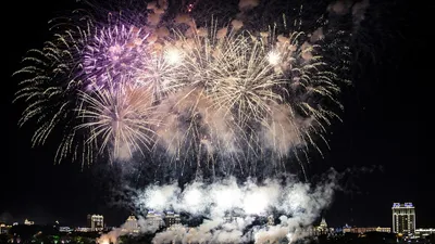 фейерверк, иллюминация, праздник 