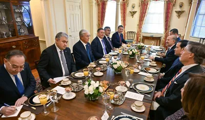 Встреча Касым-Жомарта Токаева и Марка Рубио