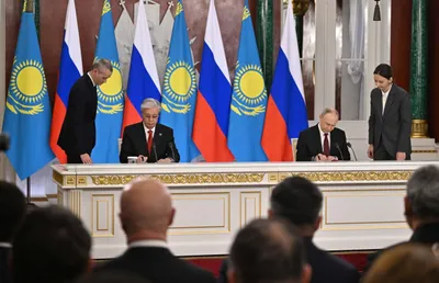 Касым-Жомарт Токаев и Владимир Путин