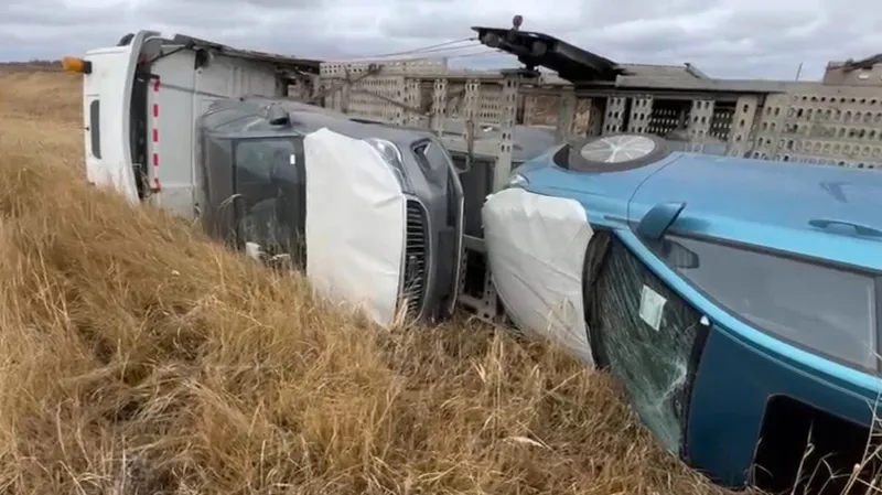 ДТП, авария, автовоз, Акмолинская область