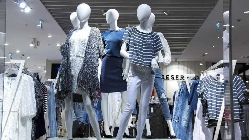 магазин одежды, торговля, бутик